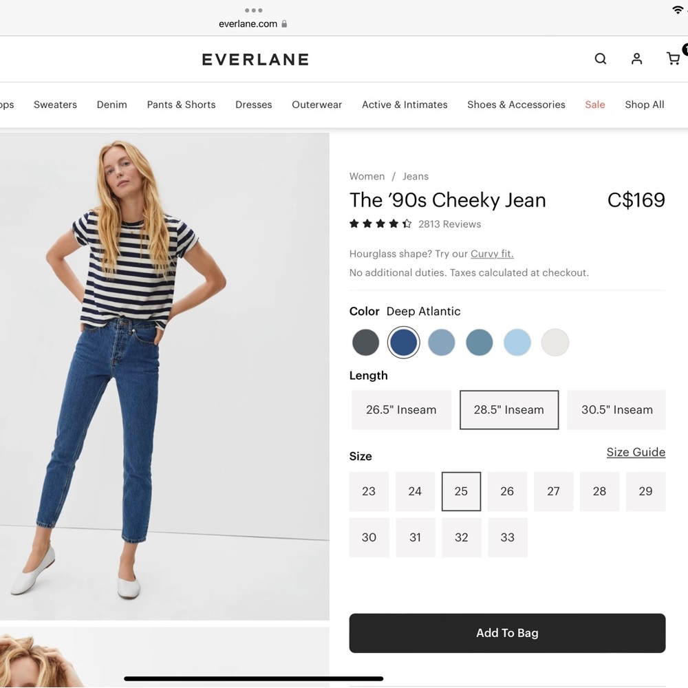 Everlane 90s Cheeky Jean